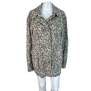 ATM Anthony Thomas Melillo Animal Print Jacket Size Large L